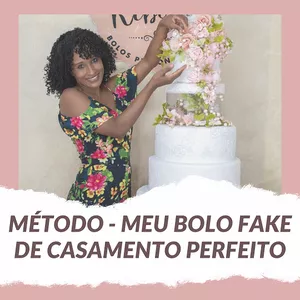 Imagem de capa para o Curso online BOLO FAKE E FLORES - BB