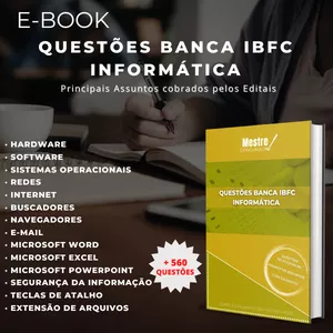 Imagem de capa para o Ebook Questões para Concursos - Banca IBFC: Informática