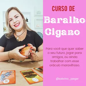 Imagem de capa para o Ebook Curso de Baralho Cigano
