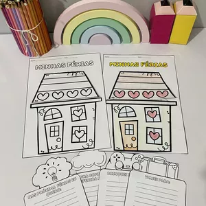 Imagem de capa para o Ebook Minhas Férias – Atividade Interativa