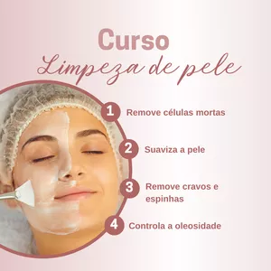 Imagem de capa para o Curso online Curso Limpeza de Pele Profunda Rápida e Eficaz