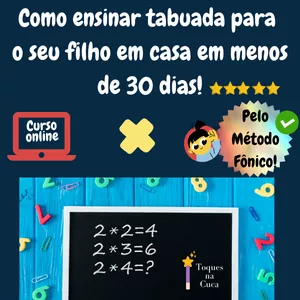 Como ensinar tabuada em casa com o método fônico em menos de 30 dias