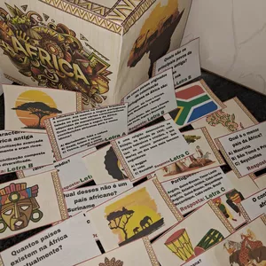 Imagem de capa para o Ebook Jogo Passa ou Repassa História da África 