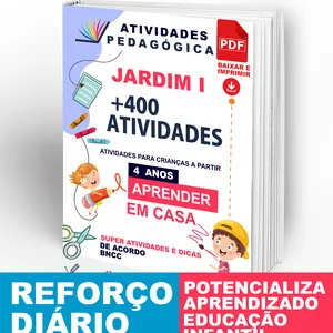 Imagem de capa para o Ebook ATIVIDADES INFANTIL 4 ANOS PARA IMPRIMIR