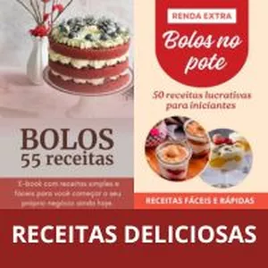 Imagem de capa para o Ebook  Ebooks 55 Receitas De Bolo e 50 Receitas De Bolo No Pote
