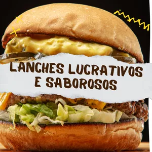 Imagem de capa para o Ebook A arte de fazer lanche (receitas)