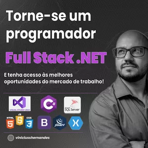 Imagem de capa para o Curso online Curso Full Stack .NET