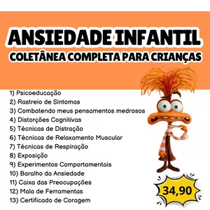 Imagem do curso Coletânea Vencendo a Ansiedade Infantil
