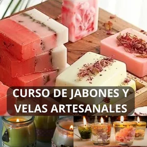 Imagem de capa para o Curso online CURSO DE JABONES Y VELAS ARTESANALES