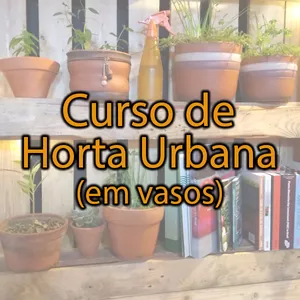 Imagem de capa para o Curso online Curso de Horta Urbana (em vasos)