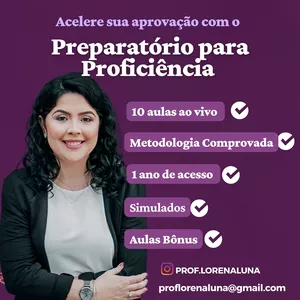 Imagem de capa para o Curso online Curso Preparatório para Proficiência 