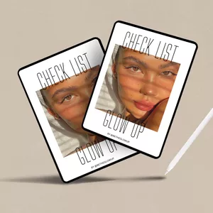 Imagem de capa para o Ebook Check List Glow Up 30 dias