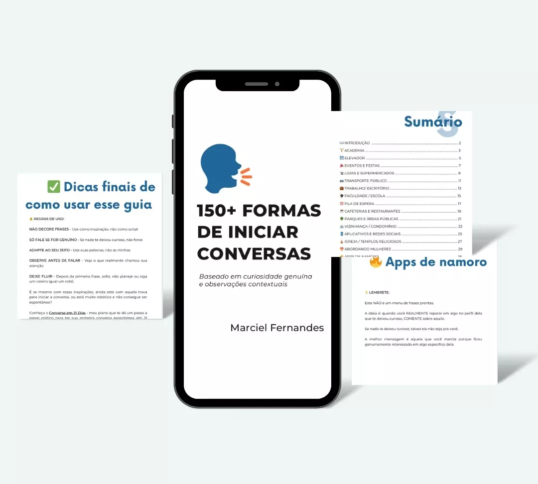 Capa do ebook 150+ Formas de Iniciar Conversas