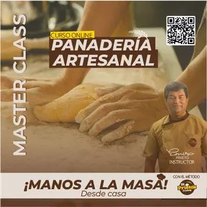 Imagen de portada para Curso online Panaderia Artesanal ¡Manos a la masa!