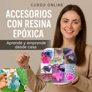 Imagen de portada para Curso online Aprende a Realizar Accesorios con Resina Epóxica