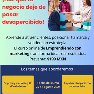 Imagen de portada para Curso online Emprendiendo con Marketing