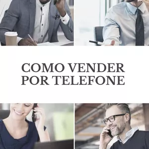 Imagem de capa para o Ebook COMO VENDER POR TELEFONE