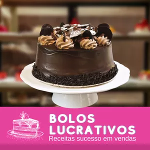 Imagem de capa para o Ebook Bolos Lucrativos - Sucesso em Vendas