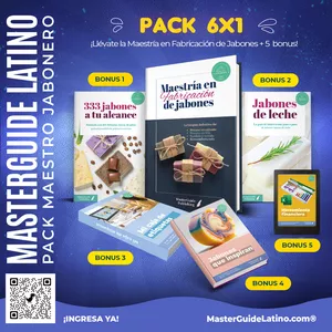Imagen de portada para Ebook Maestría en Fabricación de Jabones - Pack del Maestro Jabonero
