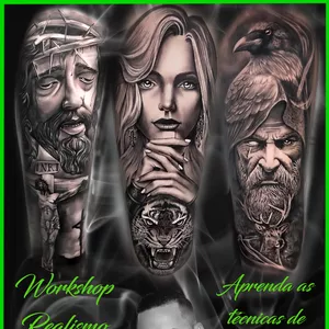 Imagem de capa para o Curso online Workshop  de realismo Preto e Cinza 