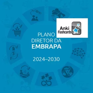 Imagem de capa para o Curso online Plano Diretor da Embrapa: 150 FlashCards Essenciais