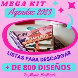 Imagen de portada para Curso online KIT AGENDAS IMPRIMIBLES 2023
