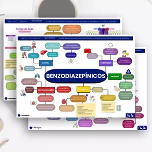 Imagem de capa para o Curso online  Mapa Mental: Benzodiazepínicos (Farmacologia)