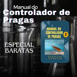 Imagem de capa para o Ebook Manual do Controlador de Pragas - Especial Baratas
