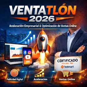 Imagen de portada para Curso online VENTATLÓN 2026 Sistema de Aceleración Empresarial y Optimización de Ventas Online
