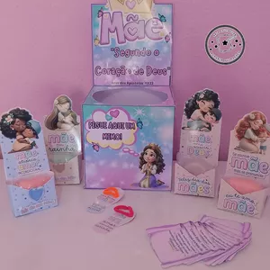 Imagem de capa para o Ebook Kit dia das mães caixa+ chinelinho + mensagens + caixinha para sabonete ou bombons..😍🥰  😍🥰🥰✨⭐