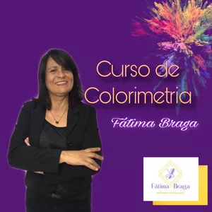 Imagem de capa para o Curso online Curso de Colorimetria Fatima Braga