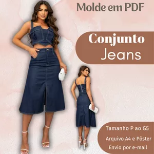 Imagem de capa para o Ebook MOLDE EM PDF CONJUNTO JEANS MANUELLA
