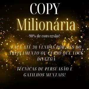 Imagem de capa para o Ebook Copy milionária 2025
