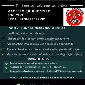Imagem de capa para o Serviço online CLCB- Certificado Licença do Corpo de bombeiro até 750m² on line