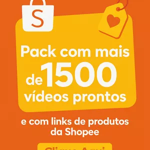 Imagem de capa para o Ebook Pack de Vídeos Shopee