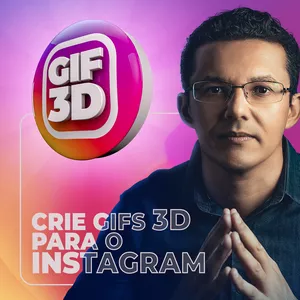 Imagem do curso CRIE GIFS 3D PARA O INSTAGRAM