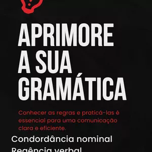 Imagem de capa para o Ebook Aprimore a sua gramática