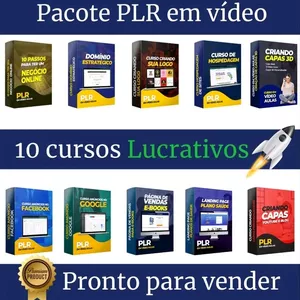 Imagem de capa para o Curso online Pacote PLR em videos + Bônus