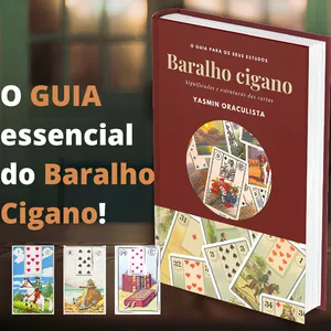 Imagem de capa para o Ebook Apostila - Guia de estudos essencial de Baralho Cigano.