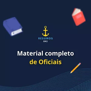 Imagem de capa para o Curso online Resumos para Oficiais RM2 -  Material Completo - Teoria e Questões de Prova
