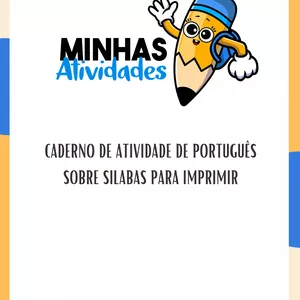 Imagem de capa para o Ebook Caderno de Atividades de Português sobre Sílabas