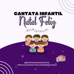 Imagem de capa para o Ebook Cantata Infantil Natal Feliz