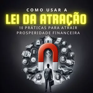 Imagem de capa para o Ebook Como usar a LEI DA ATRAÇÃO - 10 práticas para atrair a Properidade Financeira