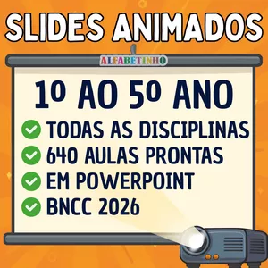 Imagem do curso SLIDES ANIMADOS - 1º AO 5º ANO - BNCC 2026