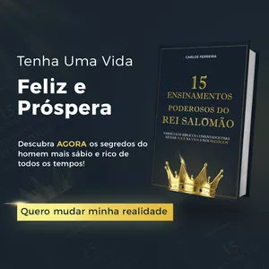 Imagem de capa para o Ebook 15 ENSINAMENTOS PODEROSOS DO REI SALOMÃO