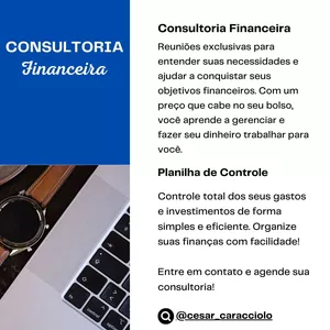 Imagem de capa para o Serviço online Consultoria Financeira