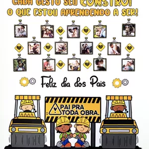 Imagem de capa para o Ebook PAINEL COM FOTOS "PAI PRA TODA OBRA"