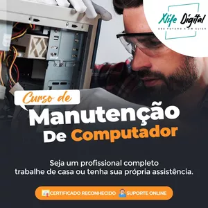 Imagem de capa para o Curso online Manutenção de Computador