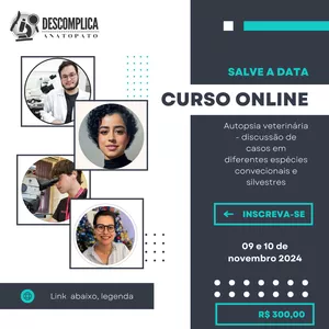 Imagem de capa para o Curso online Curso de autopsia veterinária - discussão de casos