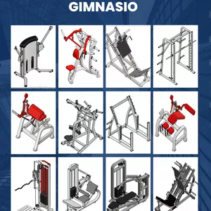 Imagen de portada para Ebook Mas de 200 Planos de Maquinas de Gimnasio